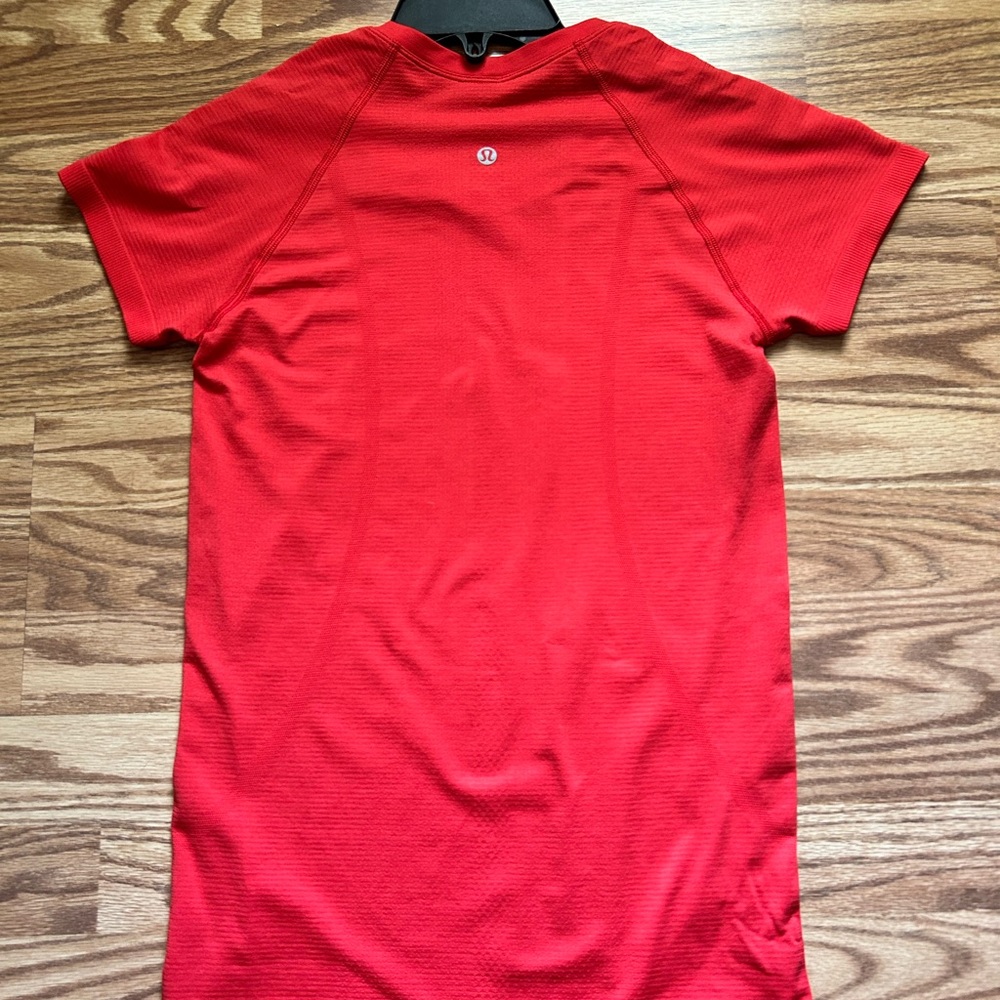 Lululemon “Thermal Red” Swiftly Tech Short Sleeve - image 2